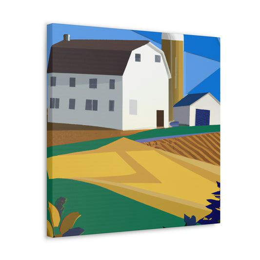 "Farmhouse in Moonlight" - Canvas