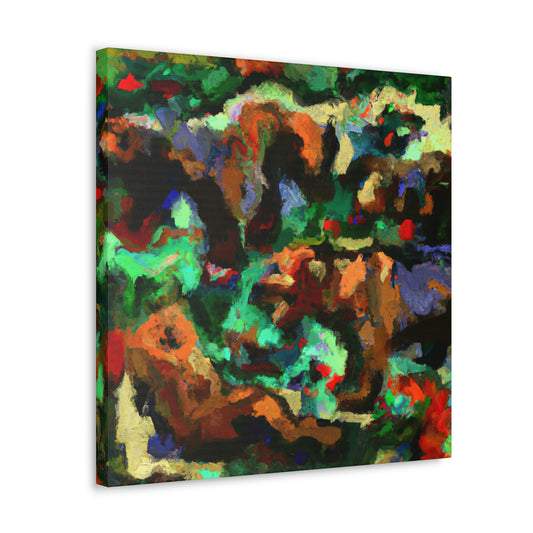 Grizzly Bears Abstraction - Canvas