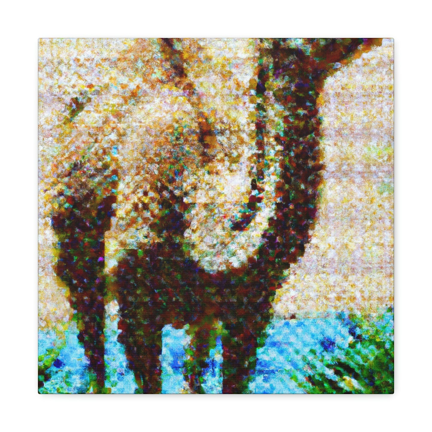 "Digital Pixel Mosaic" - Canvas