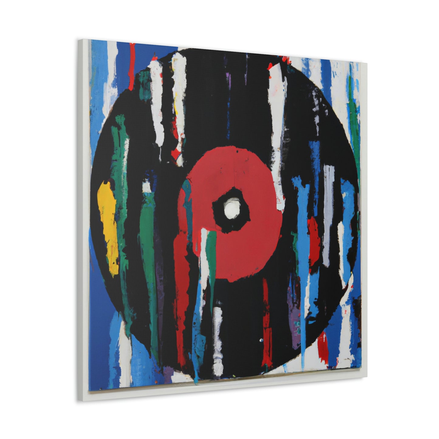 Spinning Vinyl Expressionism - Canvas