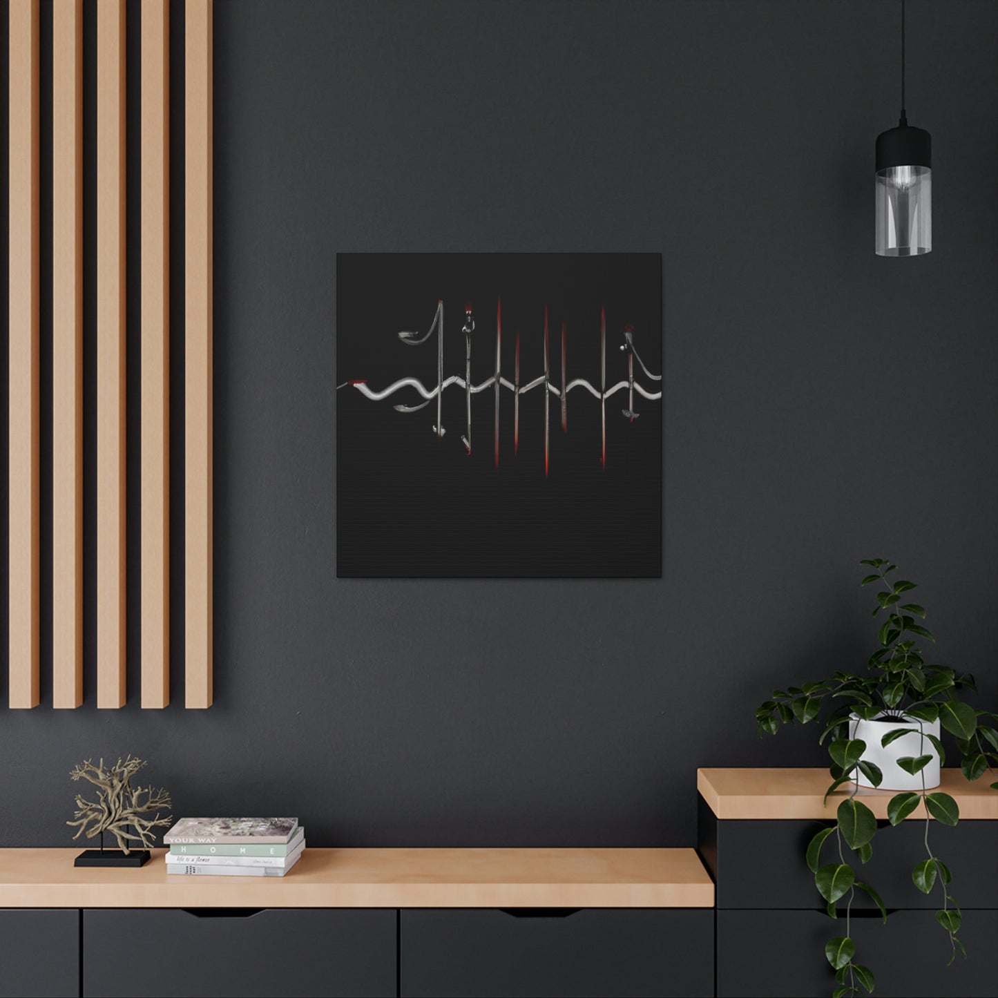 "Sound Wave Symphony" - Canvas