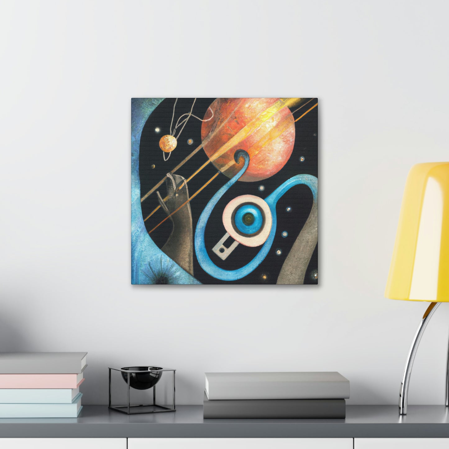 Pluto: Cosmic Deco - Canvas