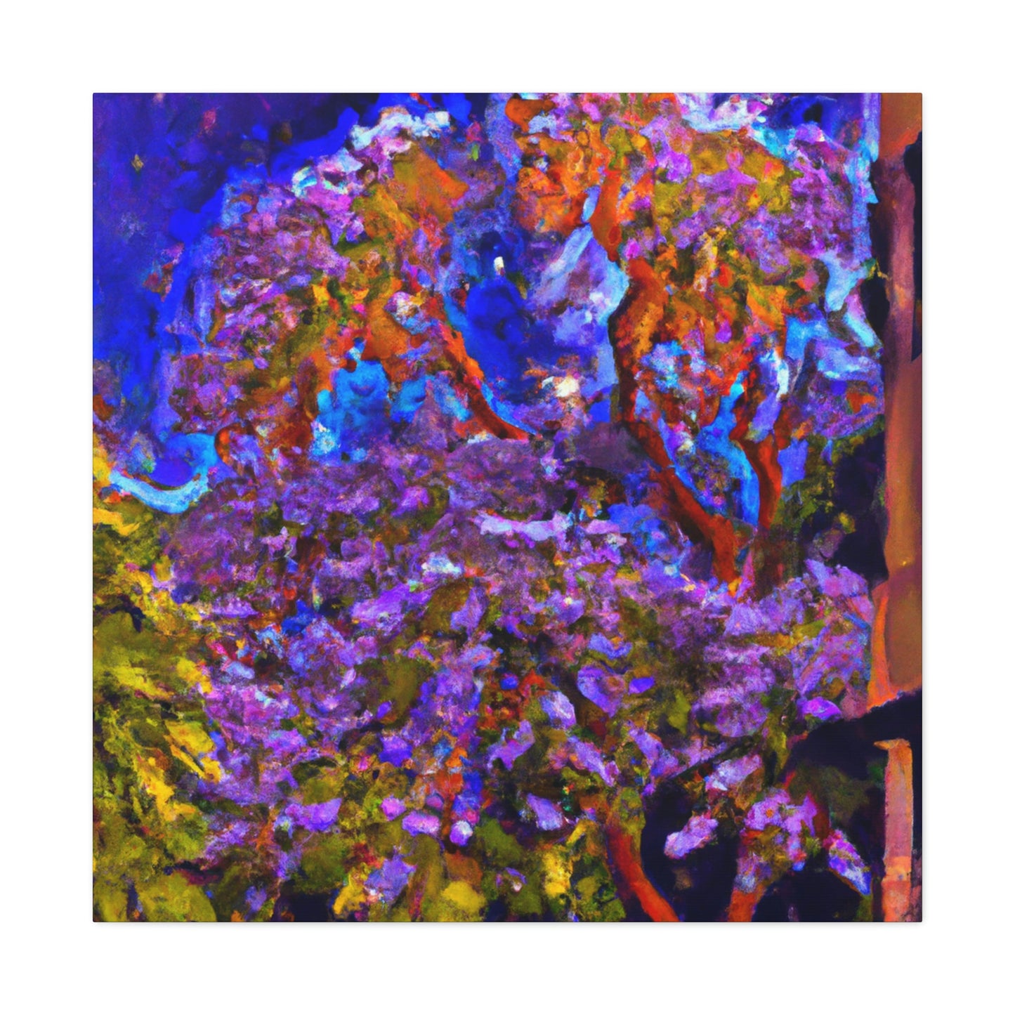 "Vibrant Jacaranda Tree" - Canvas