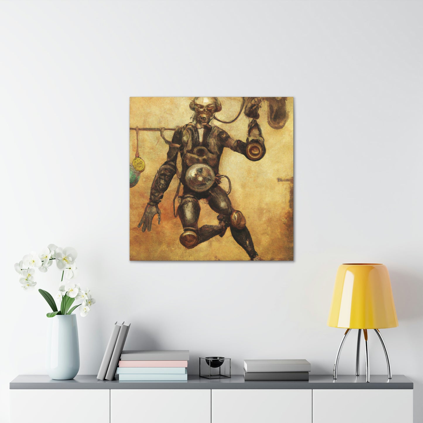 "Martial Arts Steampunk Mastery" - Canvas