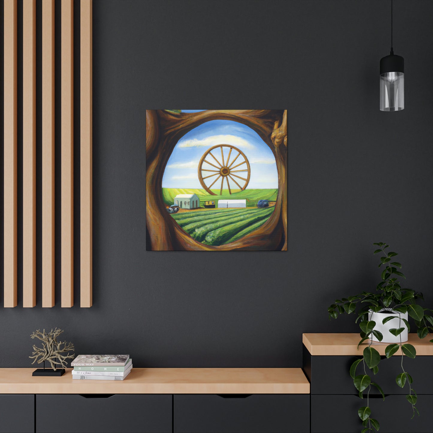 Revolutionary Wagon Wheel - Canvas