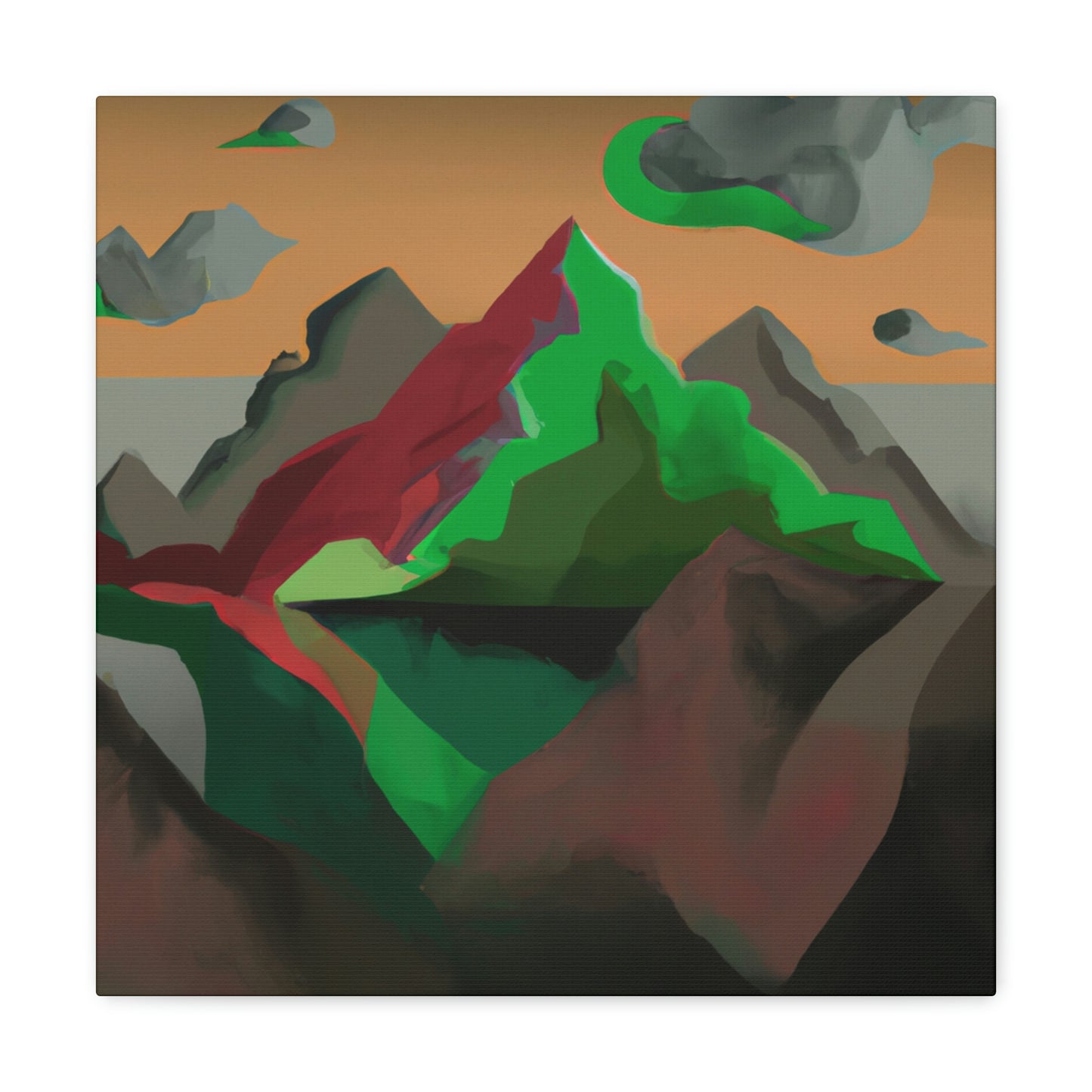 Mountain Fjords Dreaming - Canvas