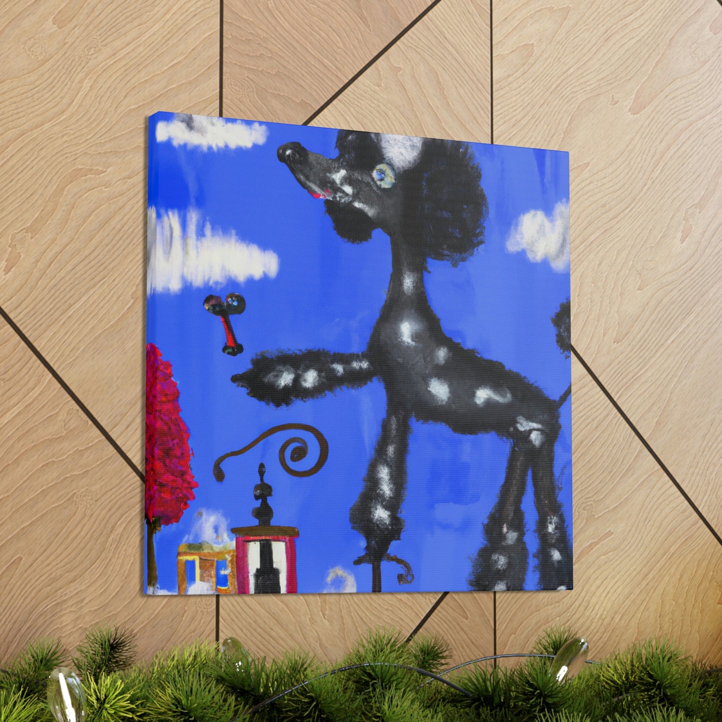 Poodle in Dreamland - Canvas