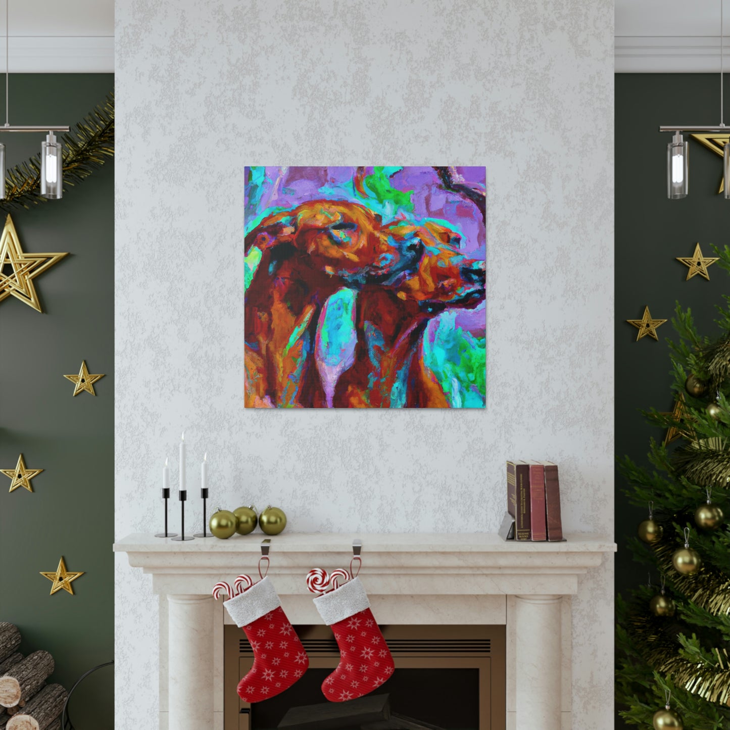 Rhodesian Ridgeback Reflection - Canvas