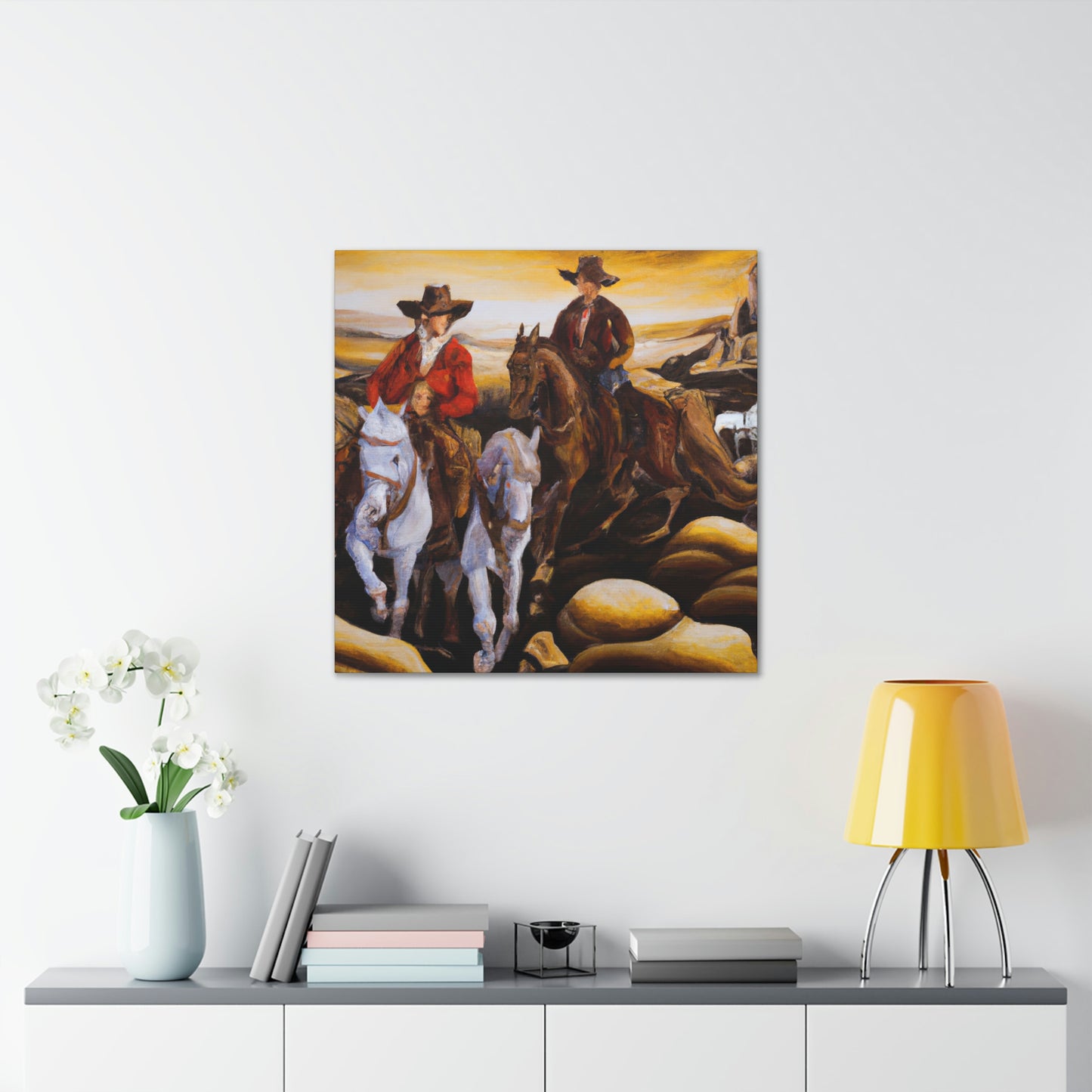 "Golden Countryside Vistas" - Canvas