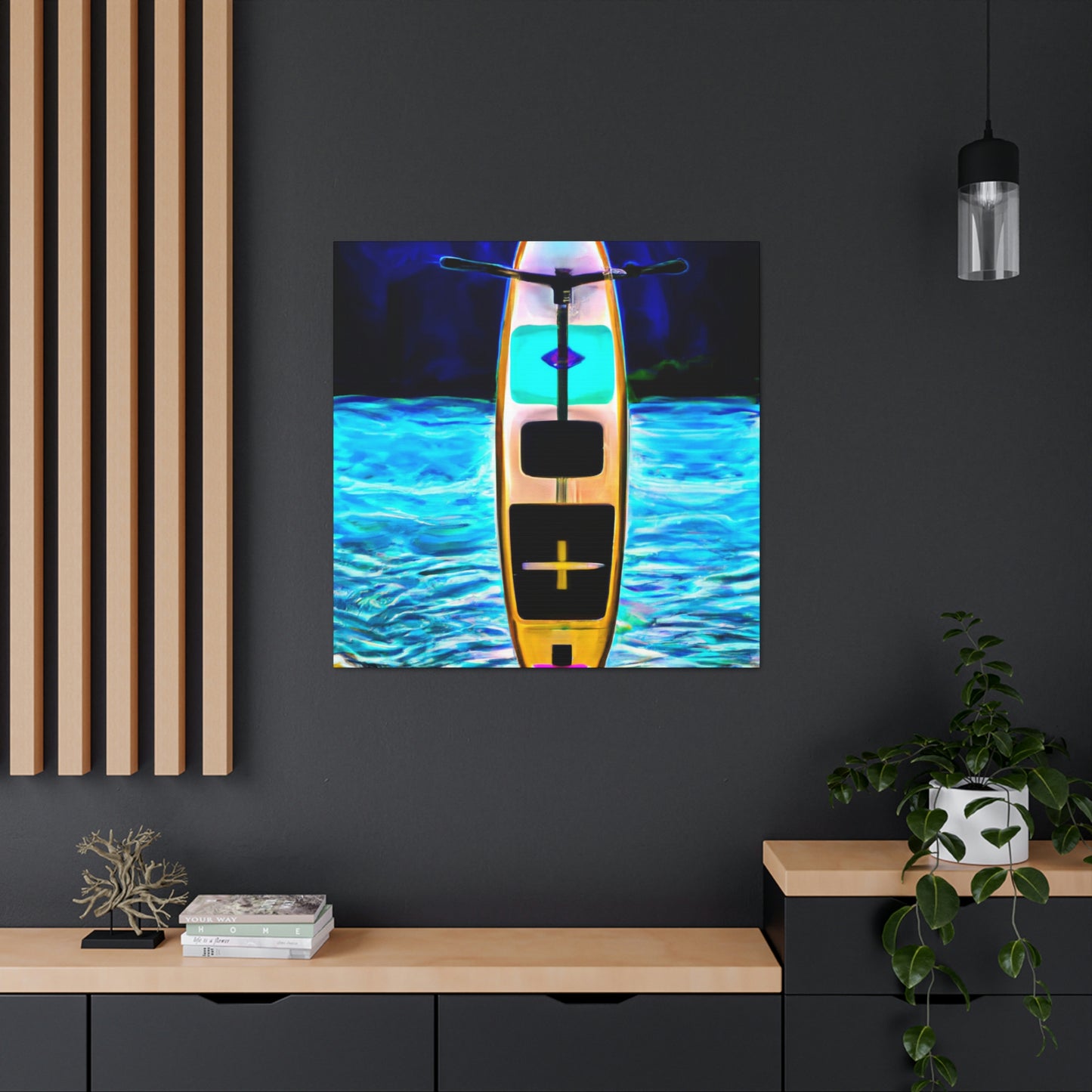 "Paddling Through Eternity" - Canvas