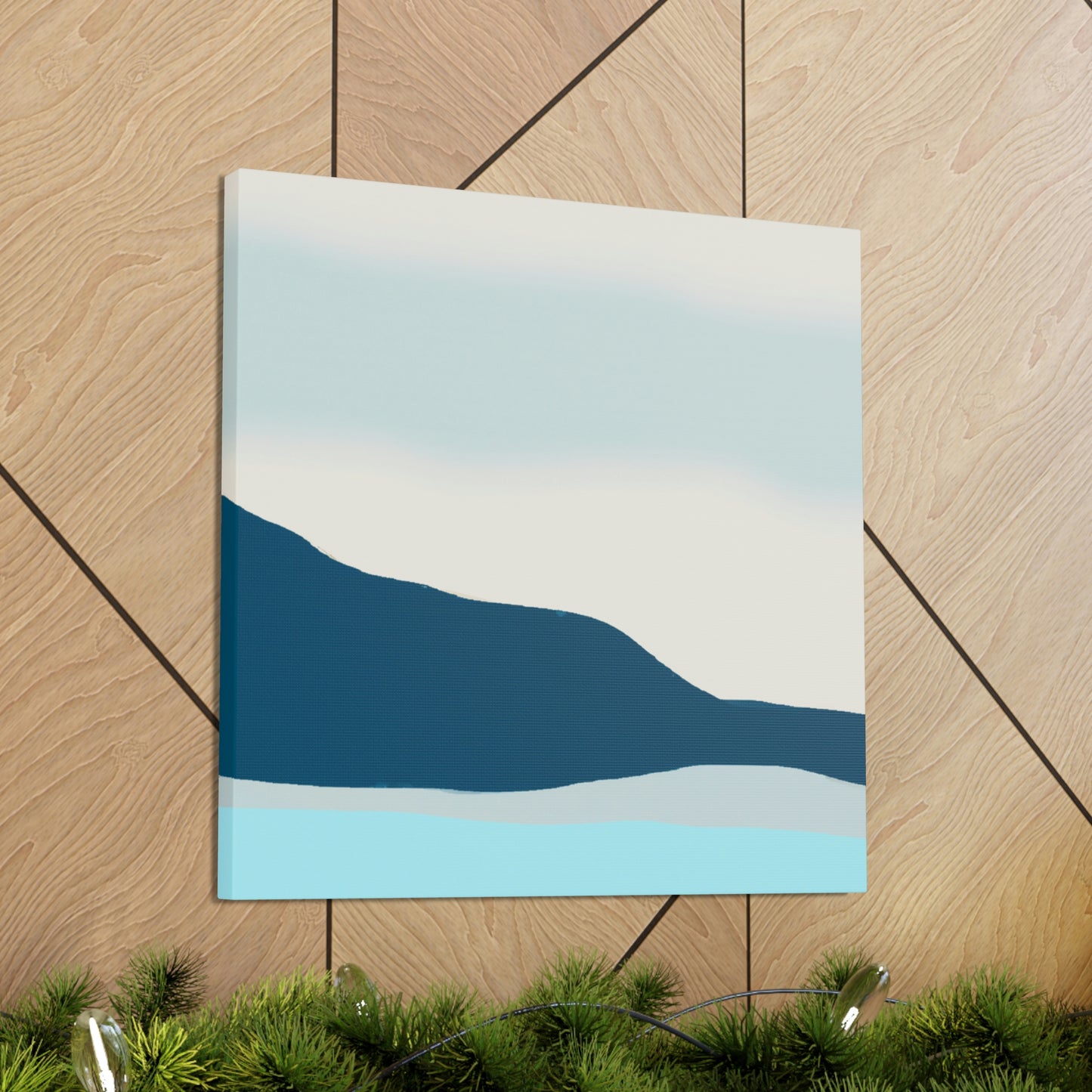 "Coastal Minimalism Abides" - Canvas