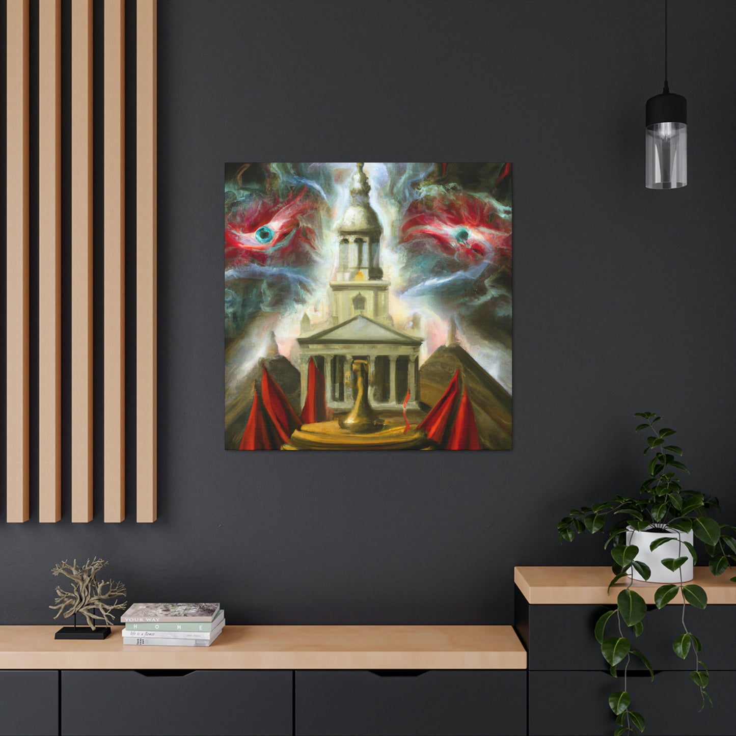 Independence Hall Surreal. - Canvas