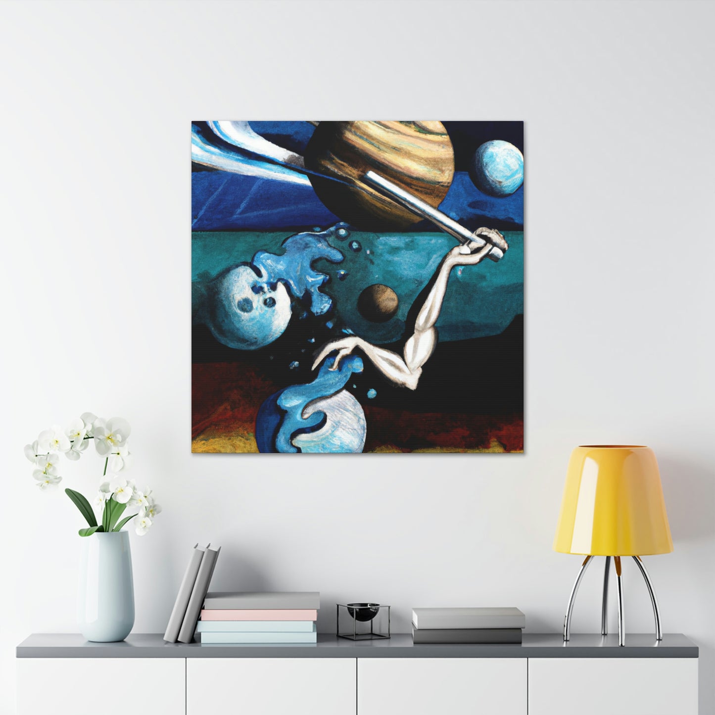 Neptune's Dire Majesty - Canvas