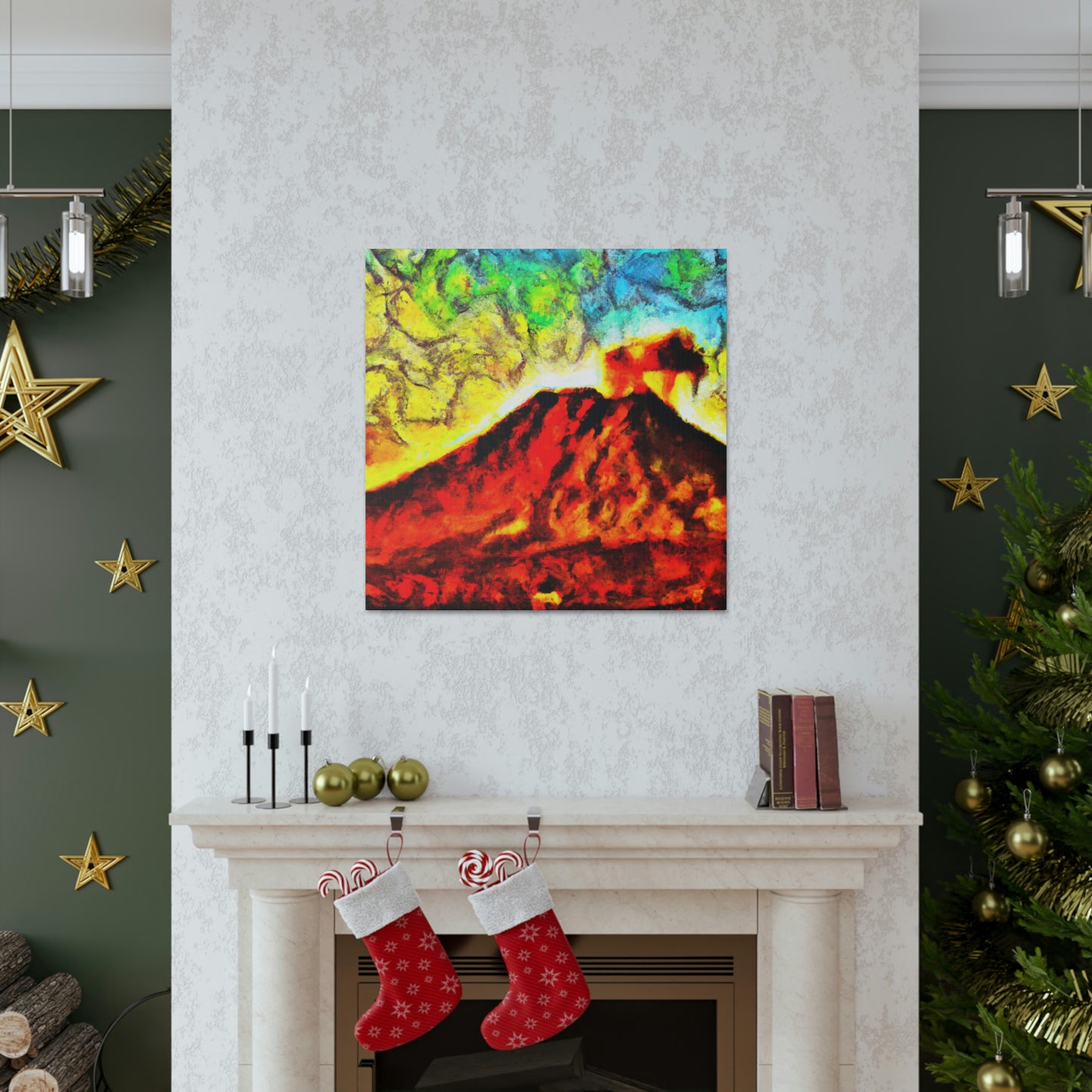 Volcanic Eruption Beauty - Canvas