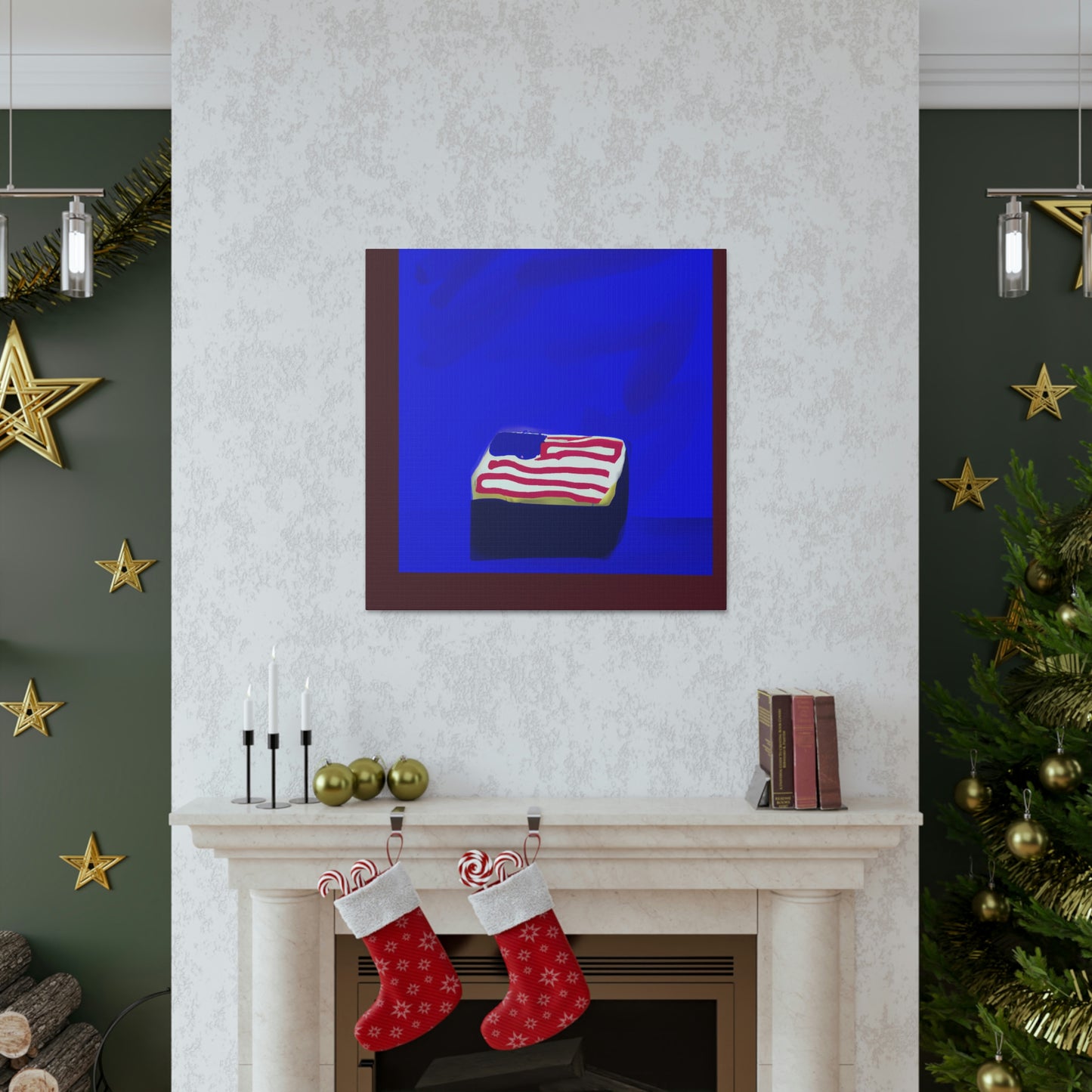 Red, White, Blue. - Canvas