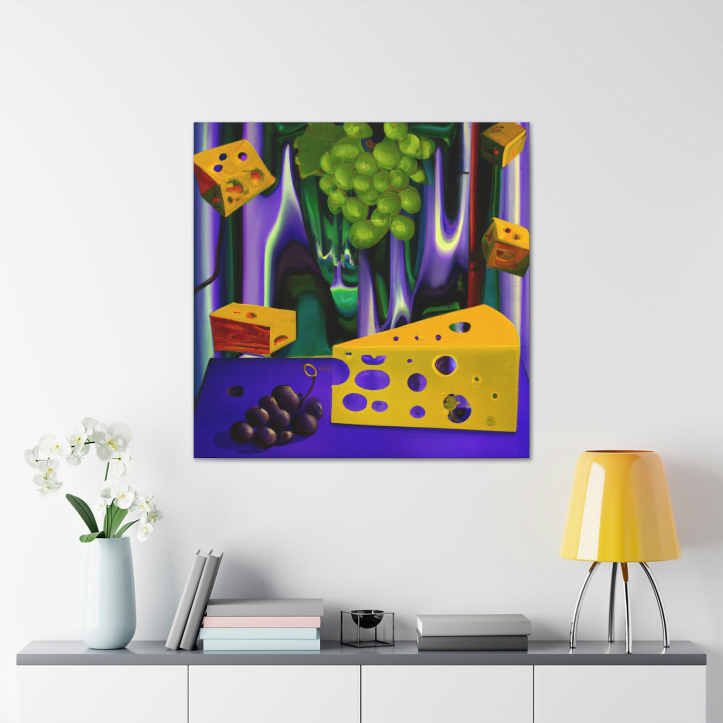 Cheese and Grapes Dream - Canvas