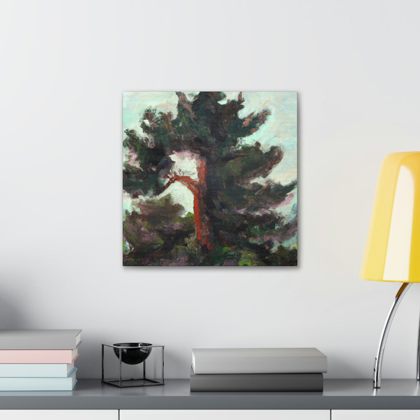 Cedar Tree Expressionism - Canvas