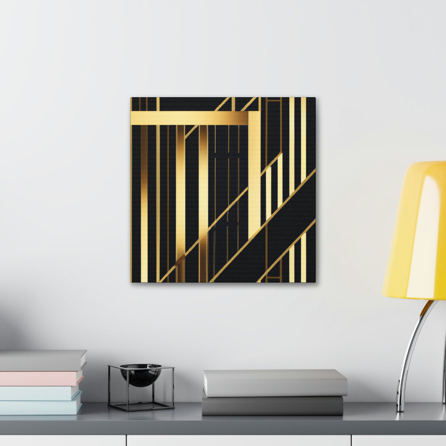 Flowing Cityscapes Glimmer - Canvas