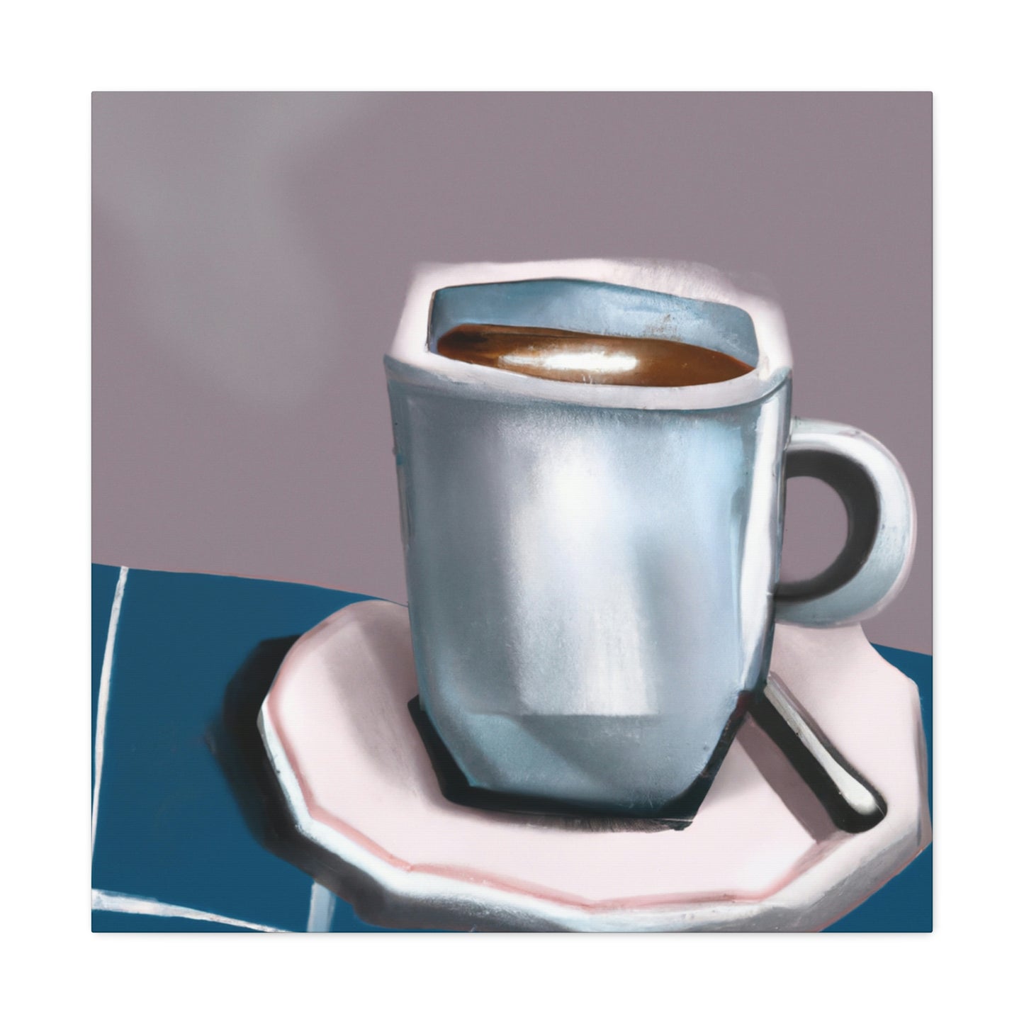 Cup of Joyful Coffee - Canvas