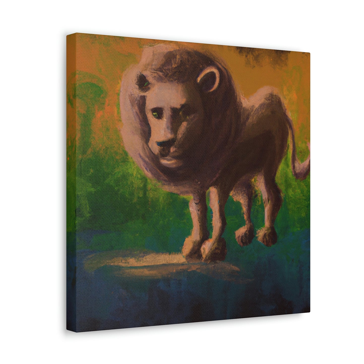 Lion in Baroque Era - Canvas