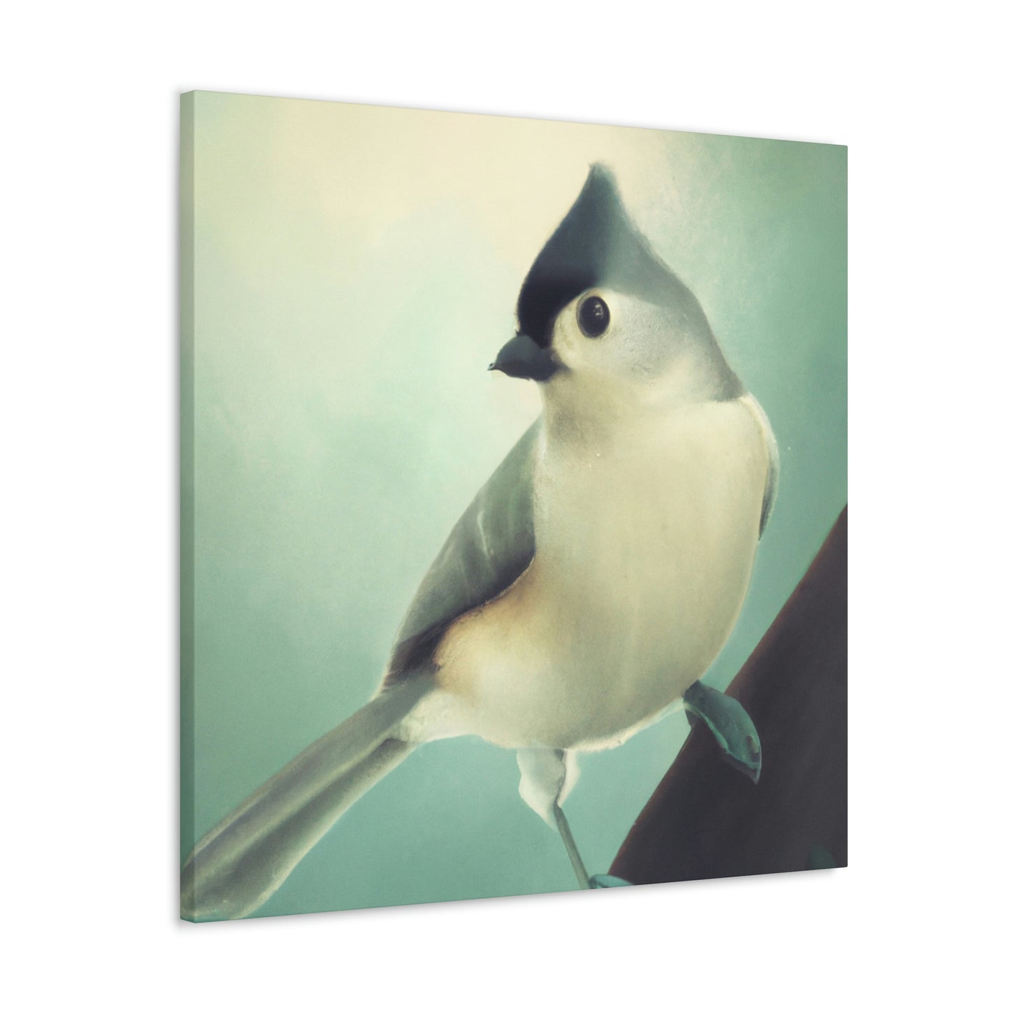 "Titmouse in Art Deco" - Canvas