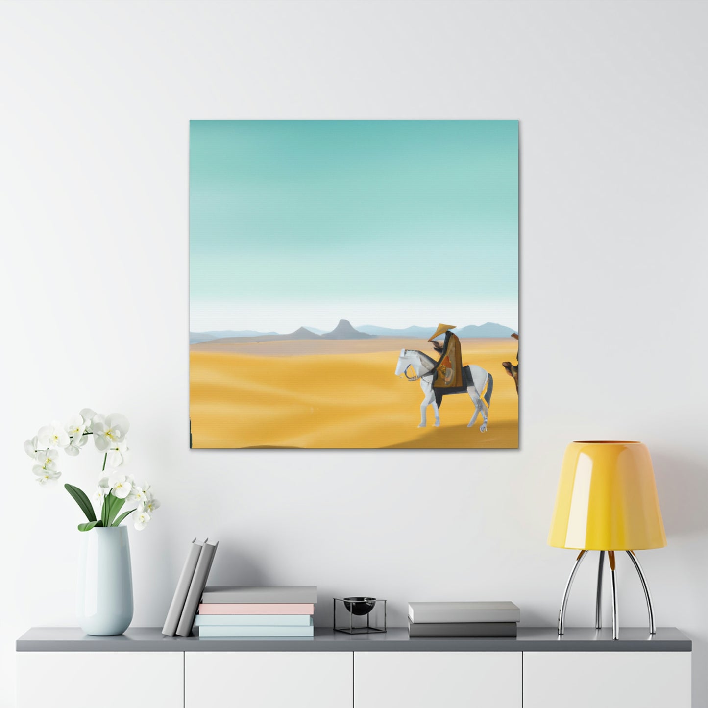 Western Sky Painted Gold - Canvas