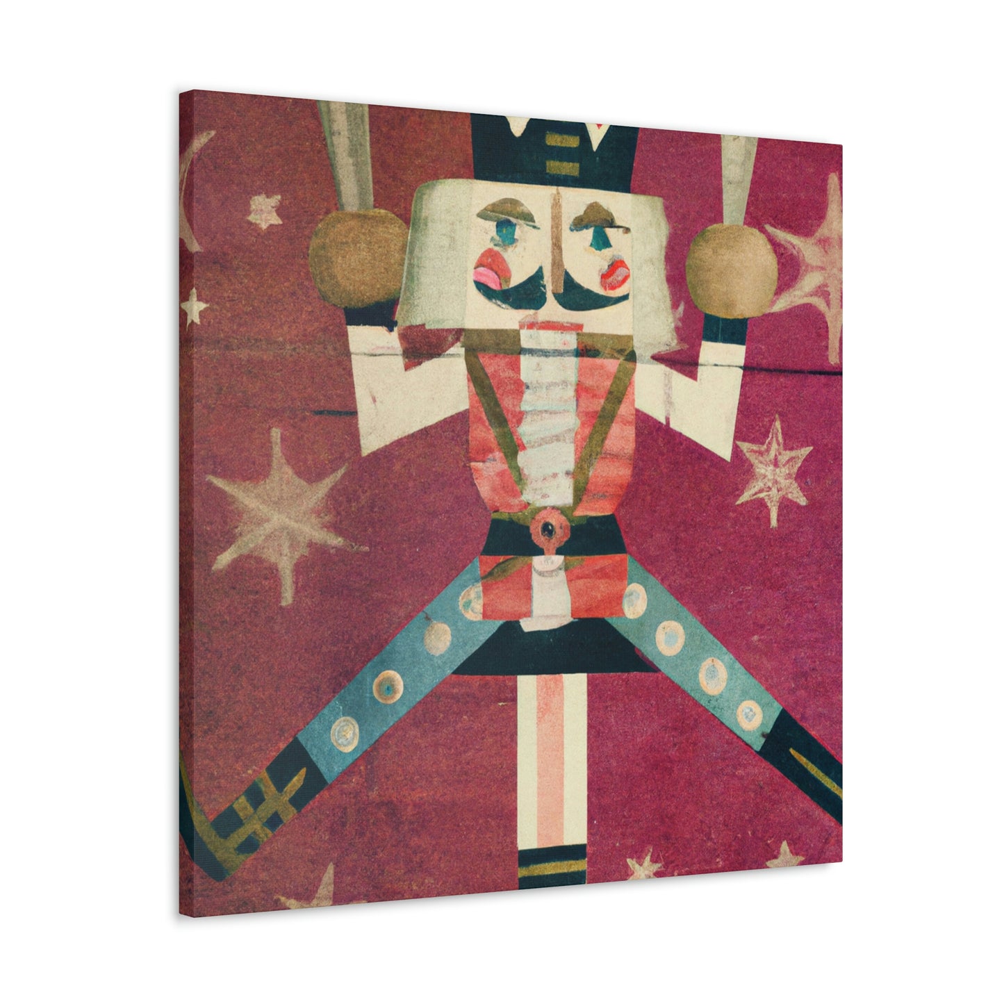 Nutcracker in Glitter - Canvas