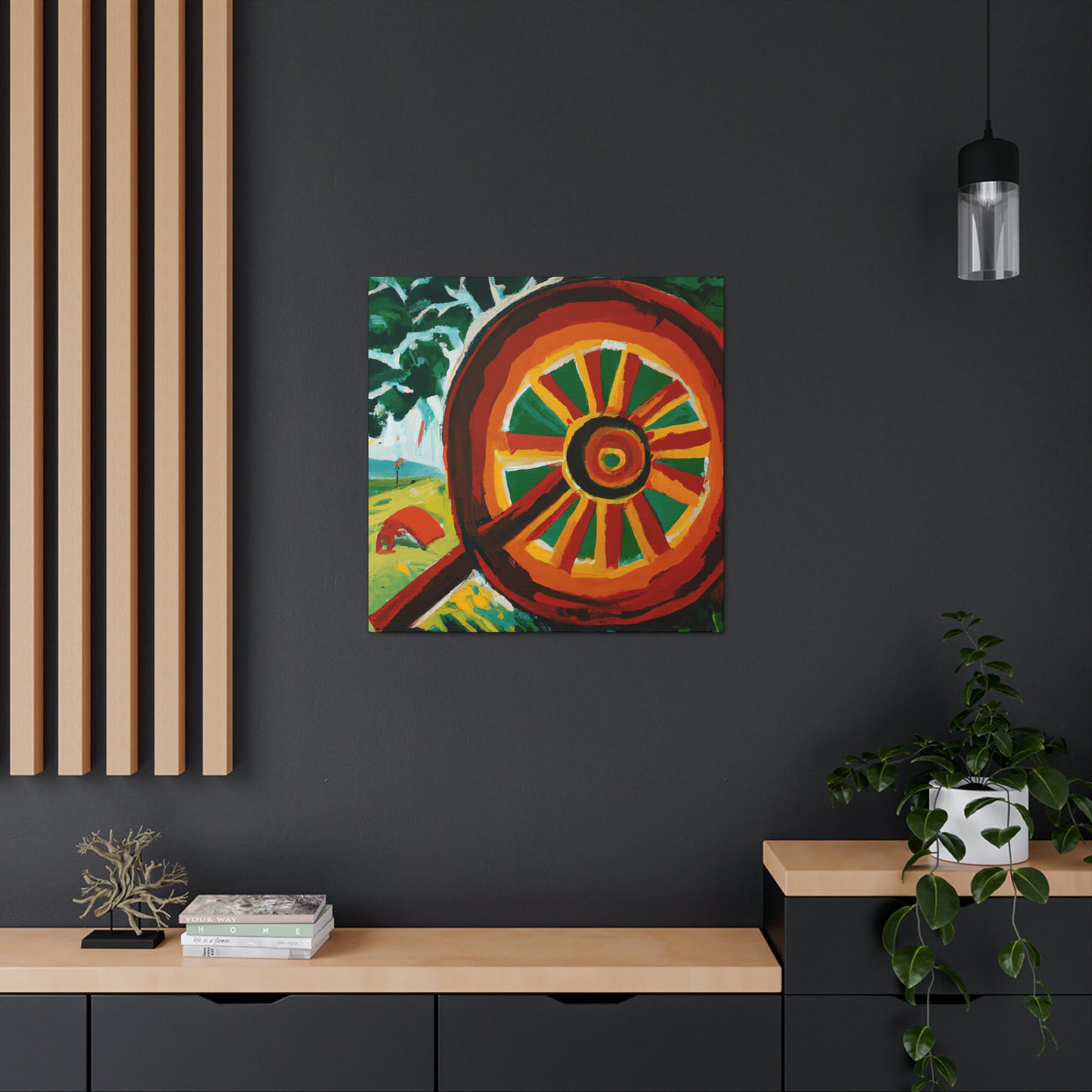 "Wheel of Times Past" - Canvas