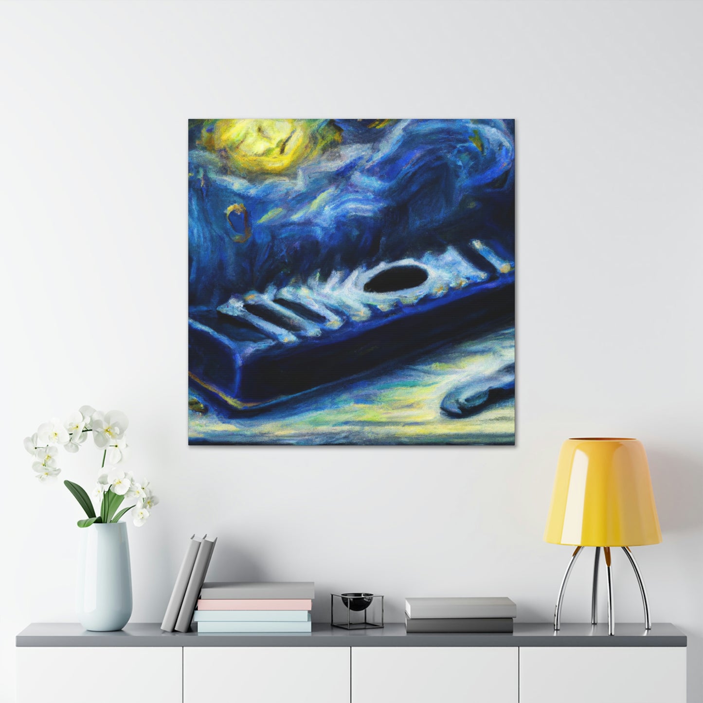 "Harmonious Harmonica Hues" - Canvas