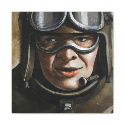 Aviator's Flight Triumph - Canvas