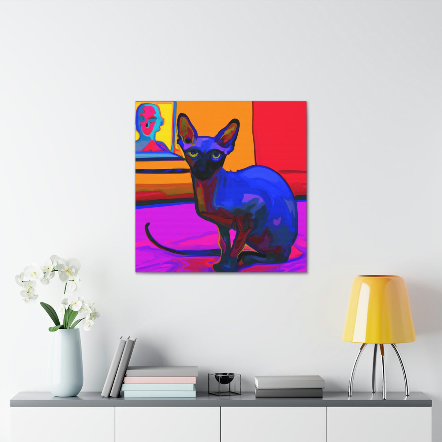 Sphynx in Fauvism - Canvas