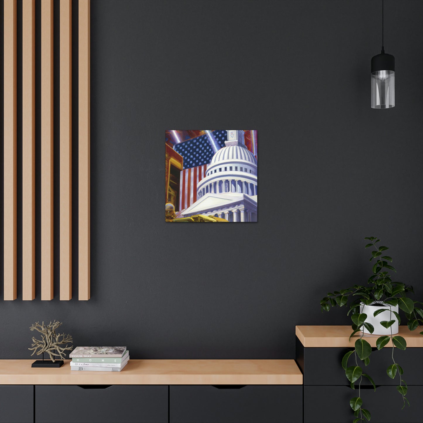 "Independence Hall Triumphant" - Canvas