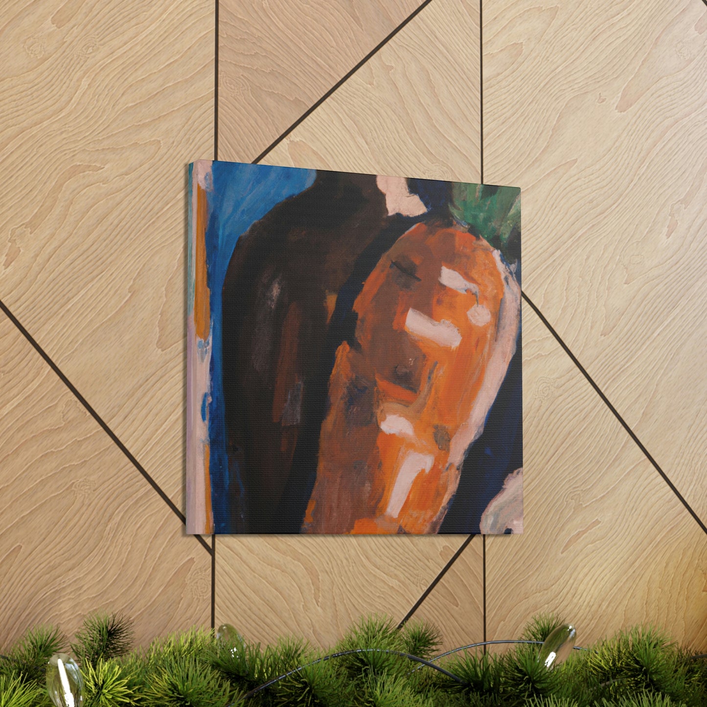 "Carrot in Fauve Hues" - Canvas