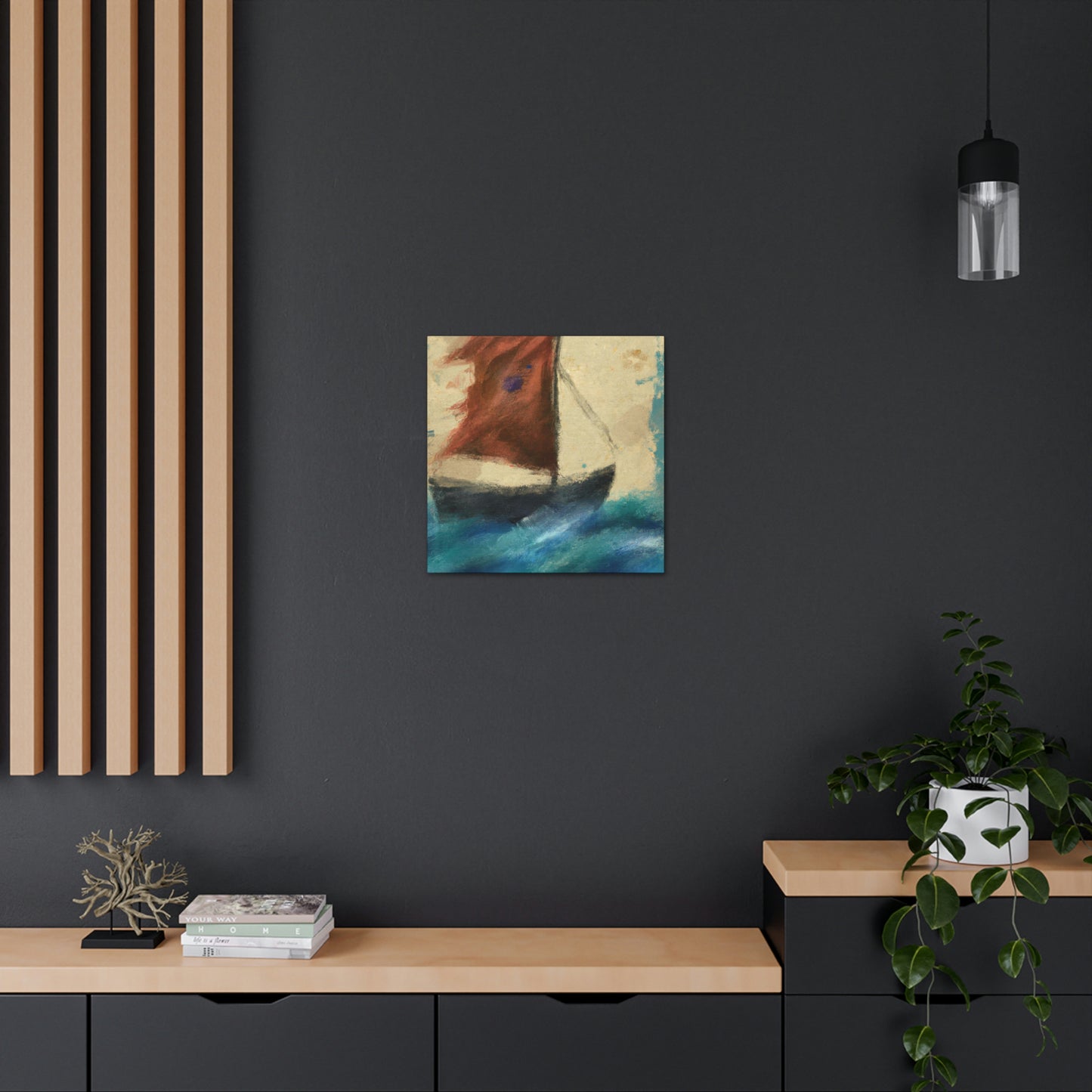 Sailing the Lonely Sea - Canvas