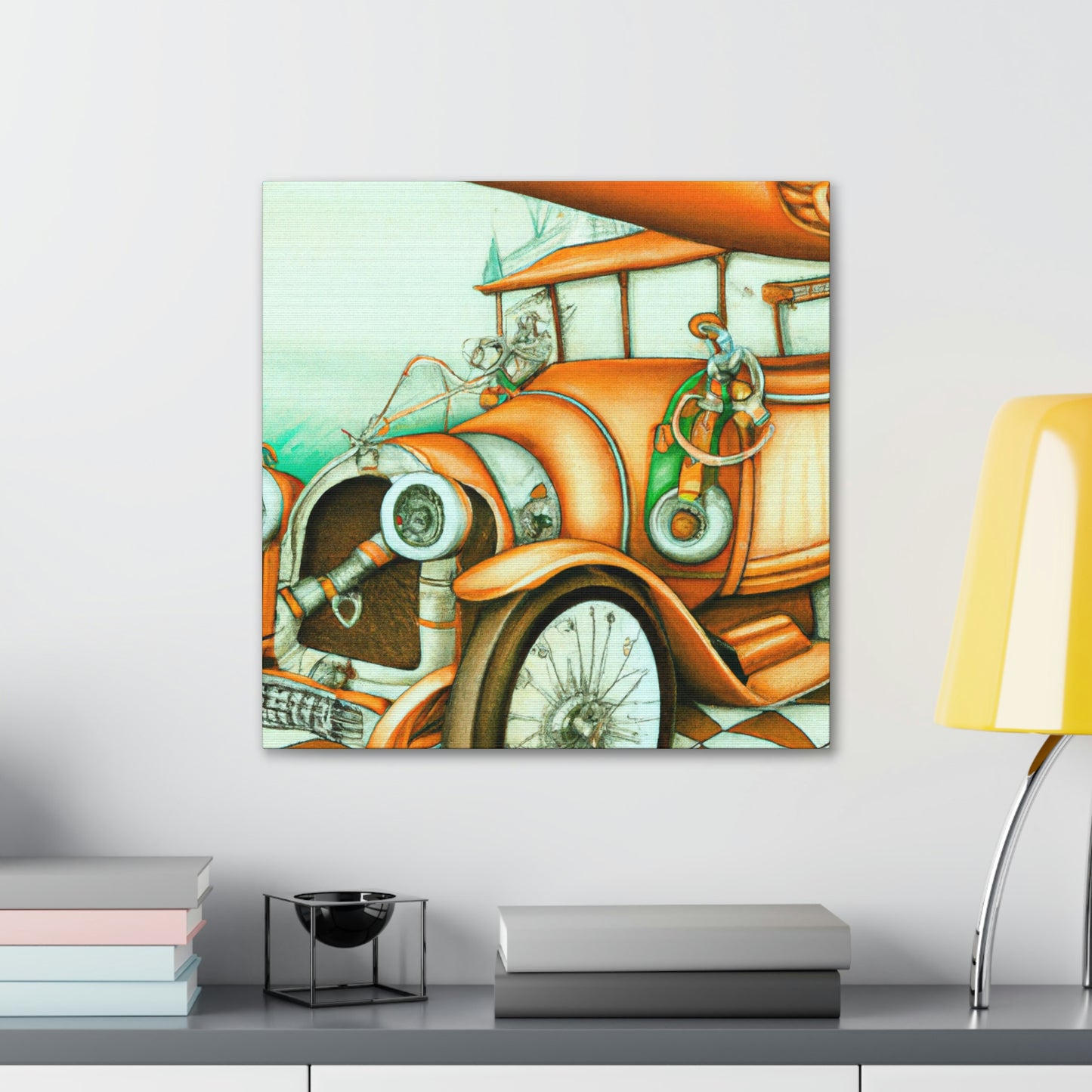 "Automobile Musing Dreams" - Canvas