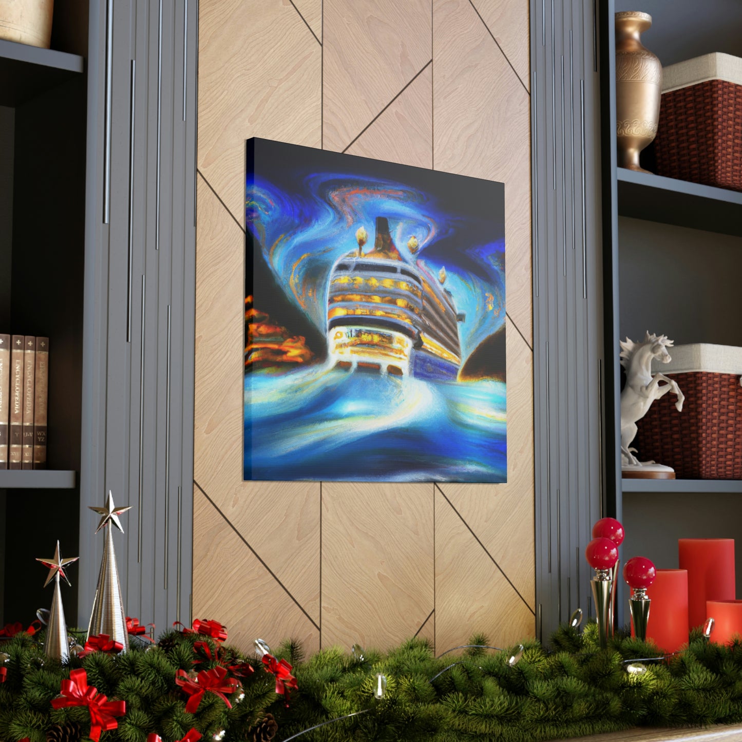 "Cruise Ship Surreality" - Canvas