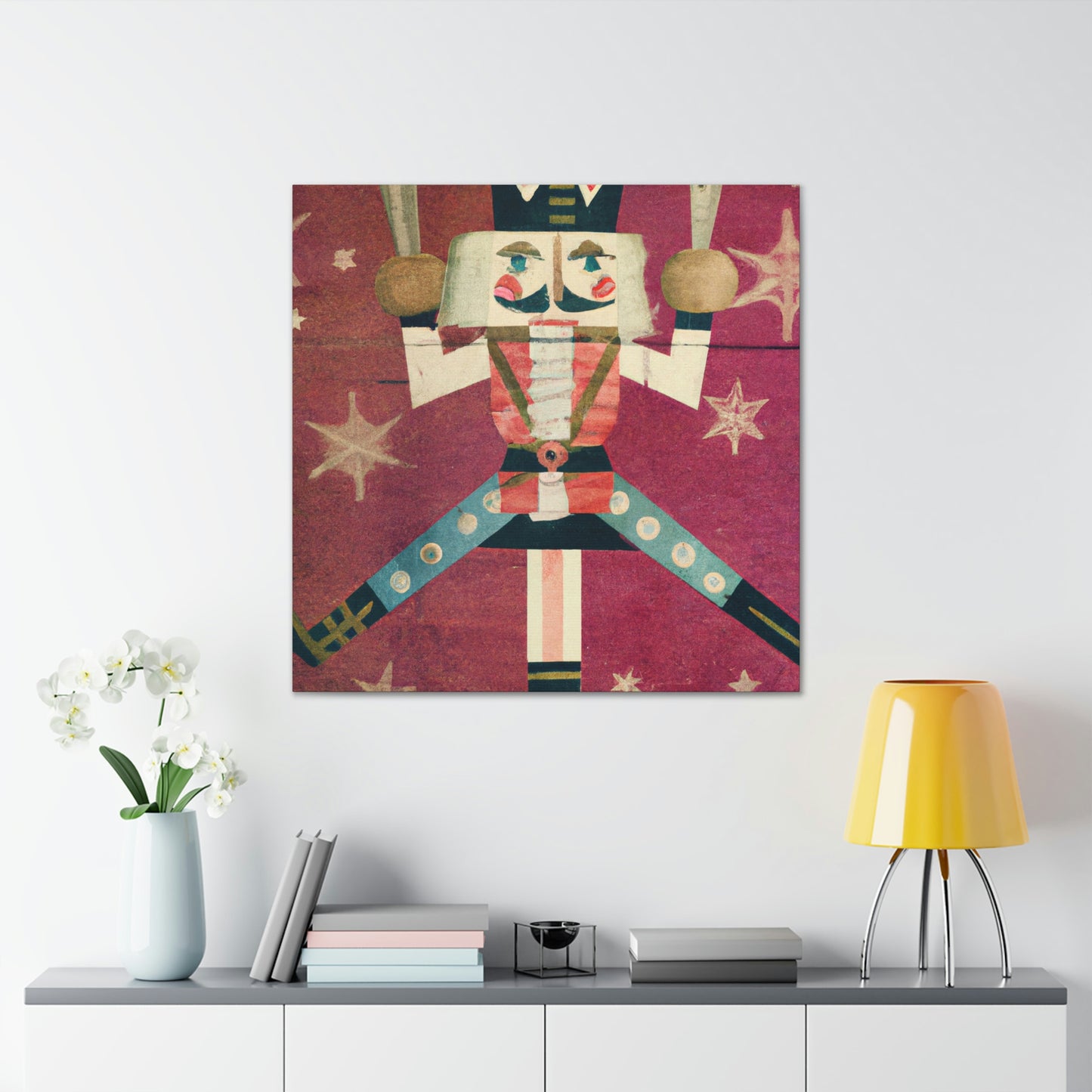 Nutcracker in Glitter - Canvas