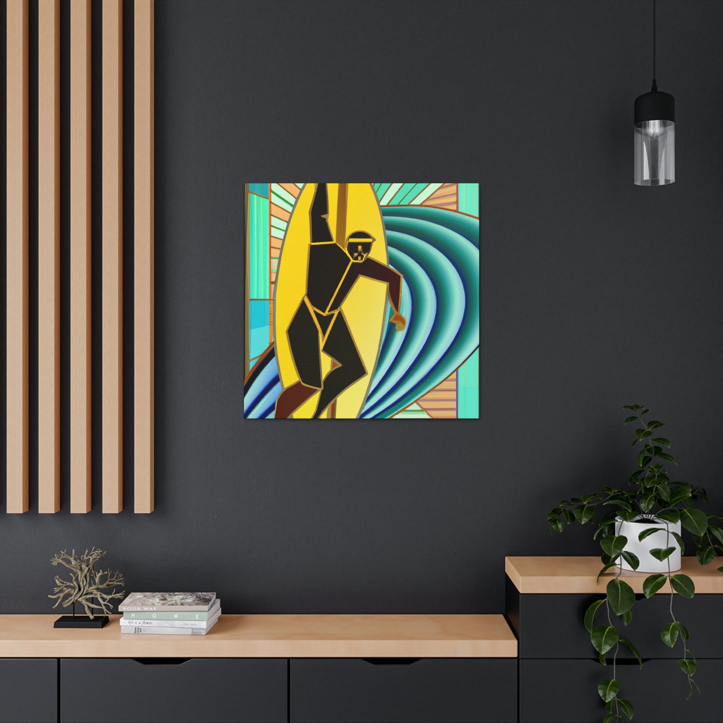 "Surfing the Jazz Age" - Canvas