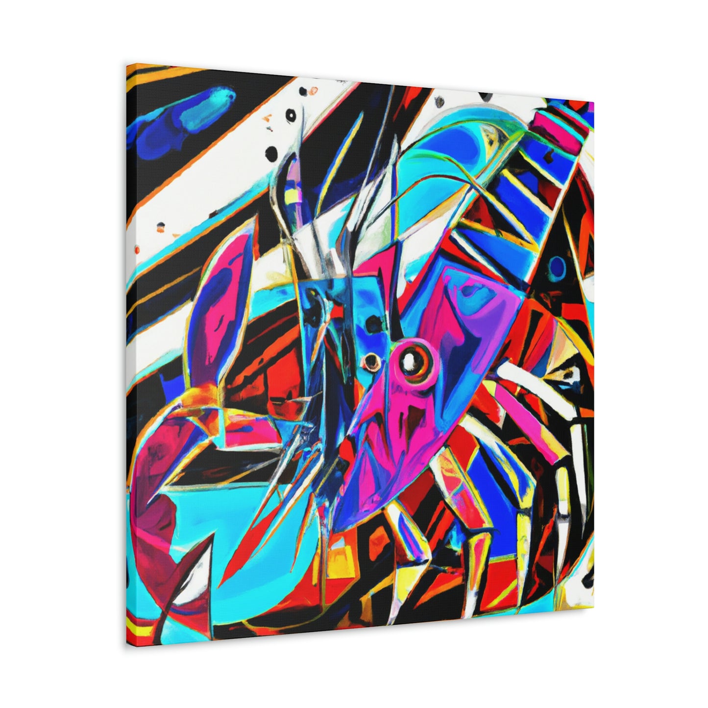 Lobster In Abstraction - Canvas