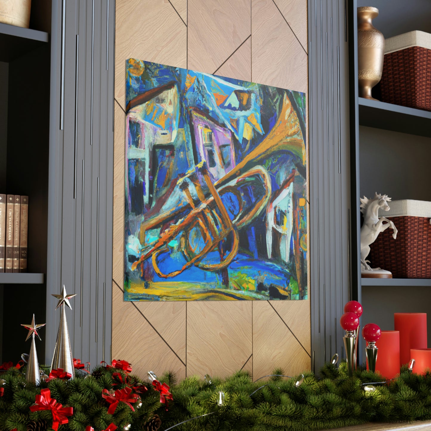 Serenading Trumpet Melody - Canvas