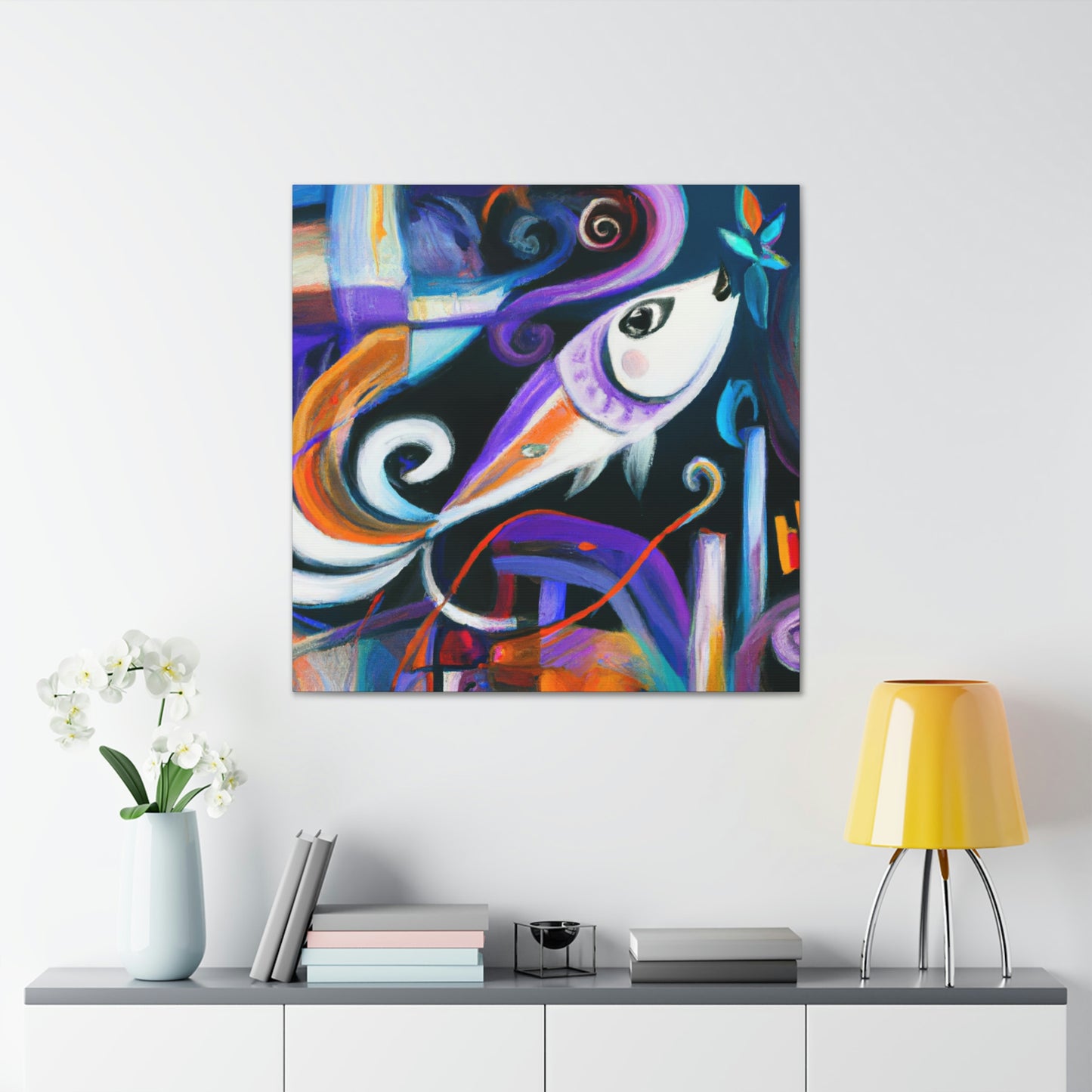 Sea of Swimming Fish - Canvas