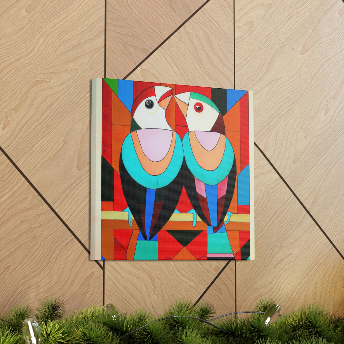 Lover's Art Deco Dance - Canvas