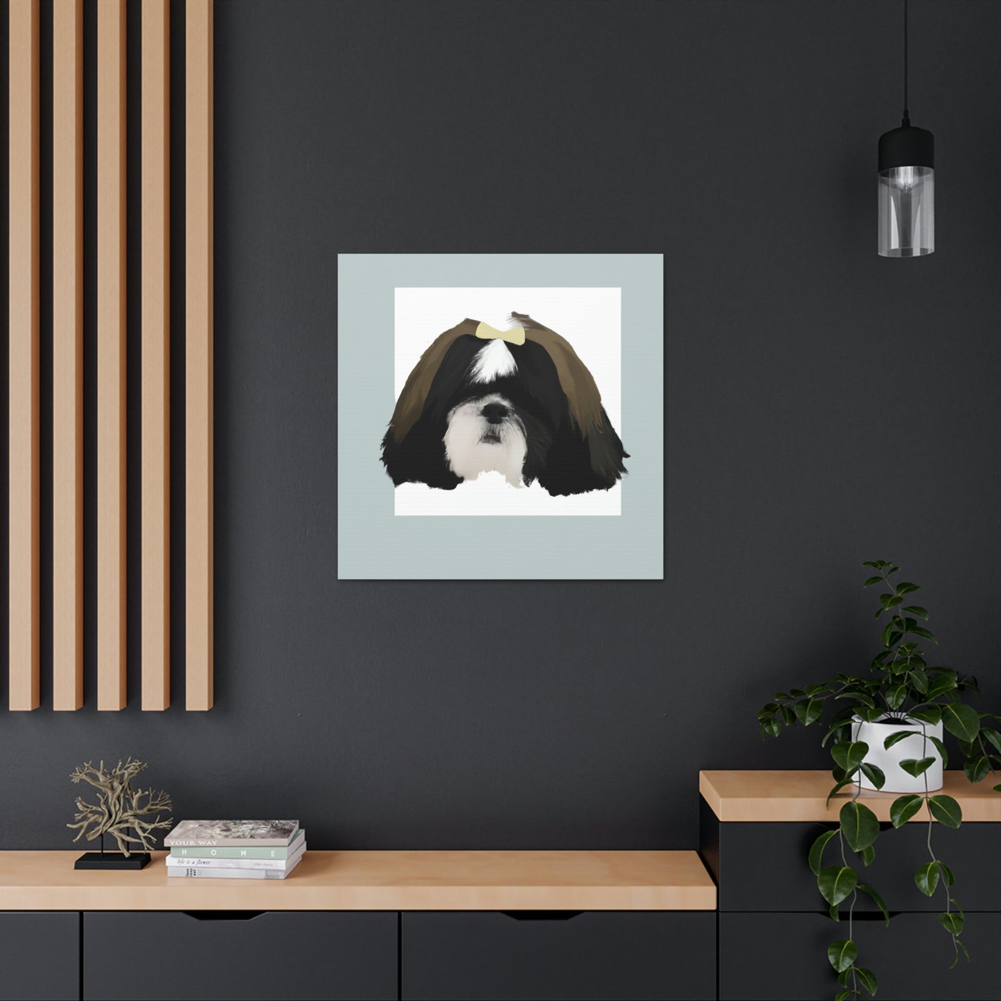 "Classic Shih Tzu Portrait" - Canvas