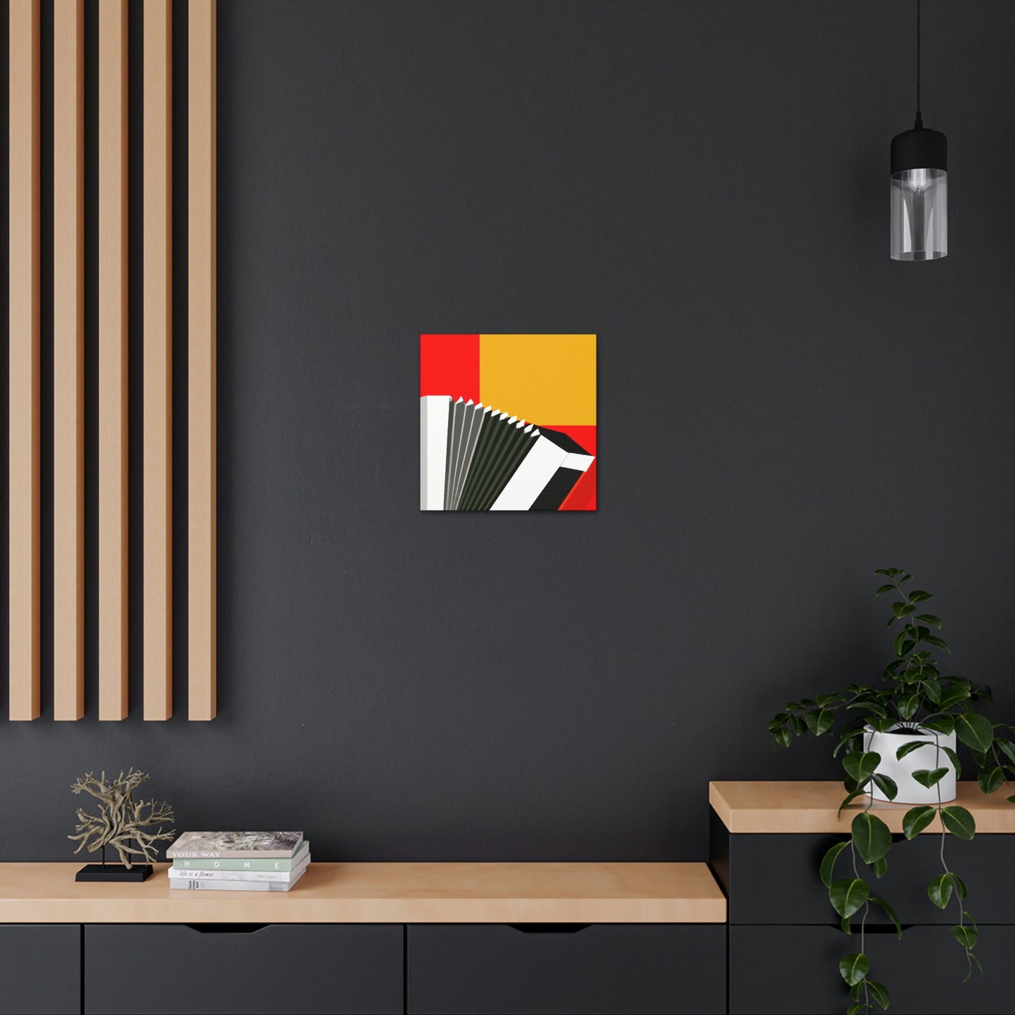 "Accordion Minimalism" - Canvas