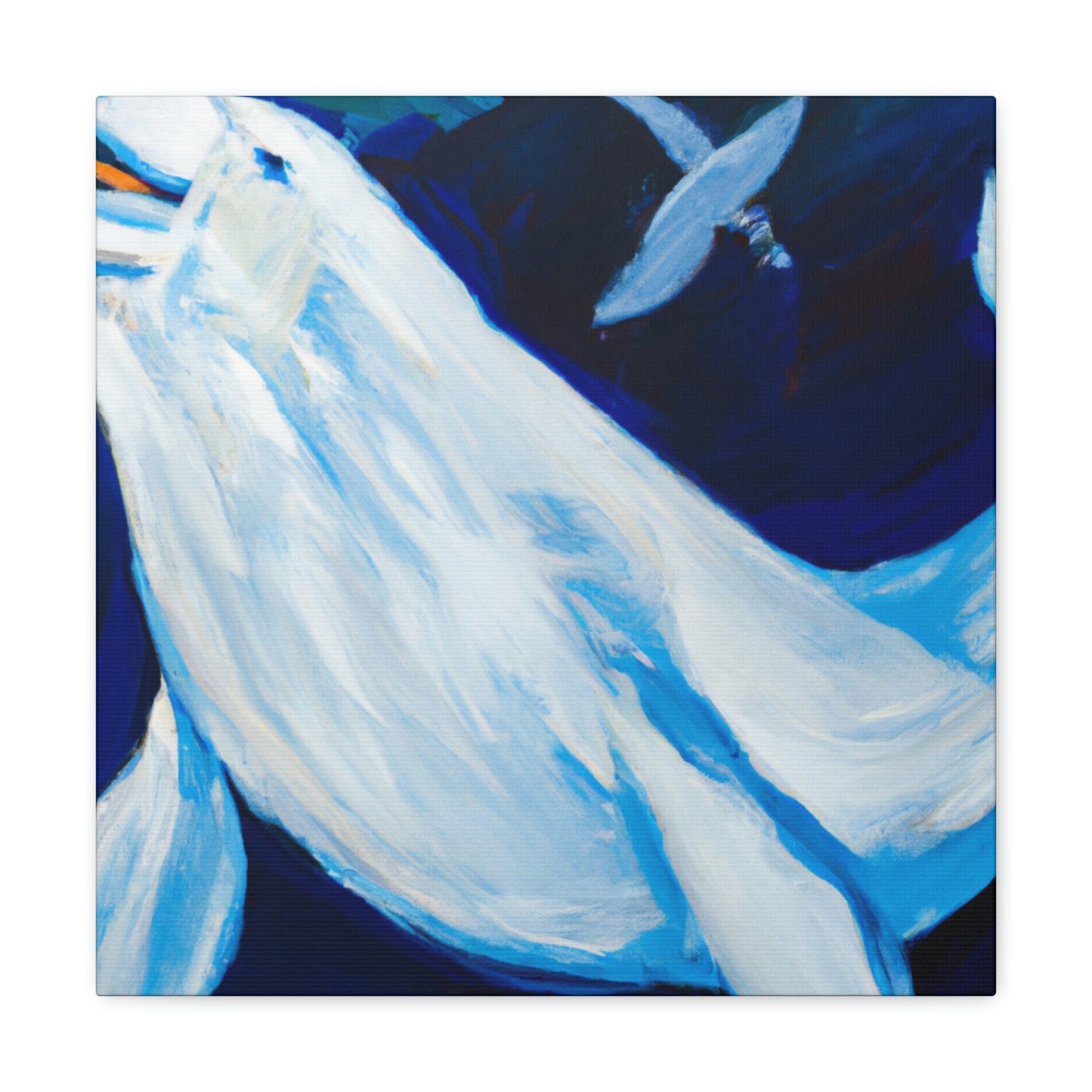 Beluga Whale Symphony - Canvas