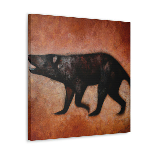 "Tasmanian Devil: Abstract" - Canvas