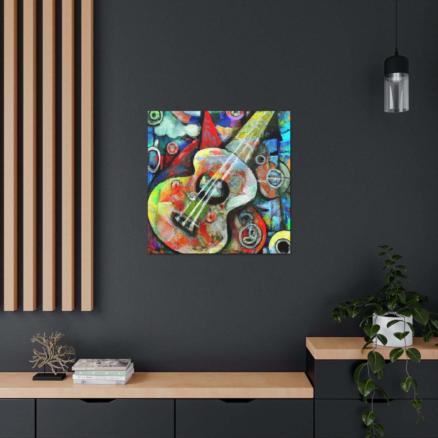 Ukelele in Dreamscape - Canvas