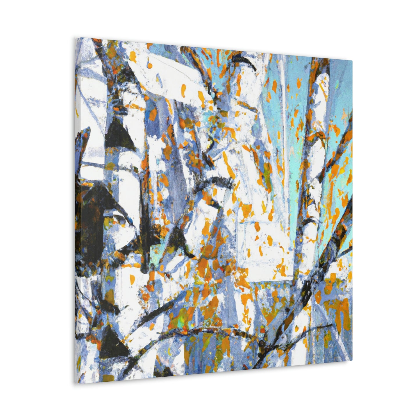 Birch Tree Pop Brilliance - Canvas