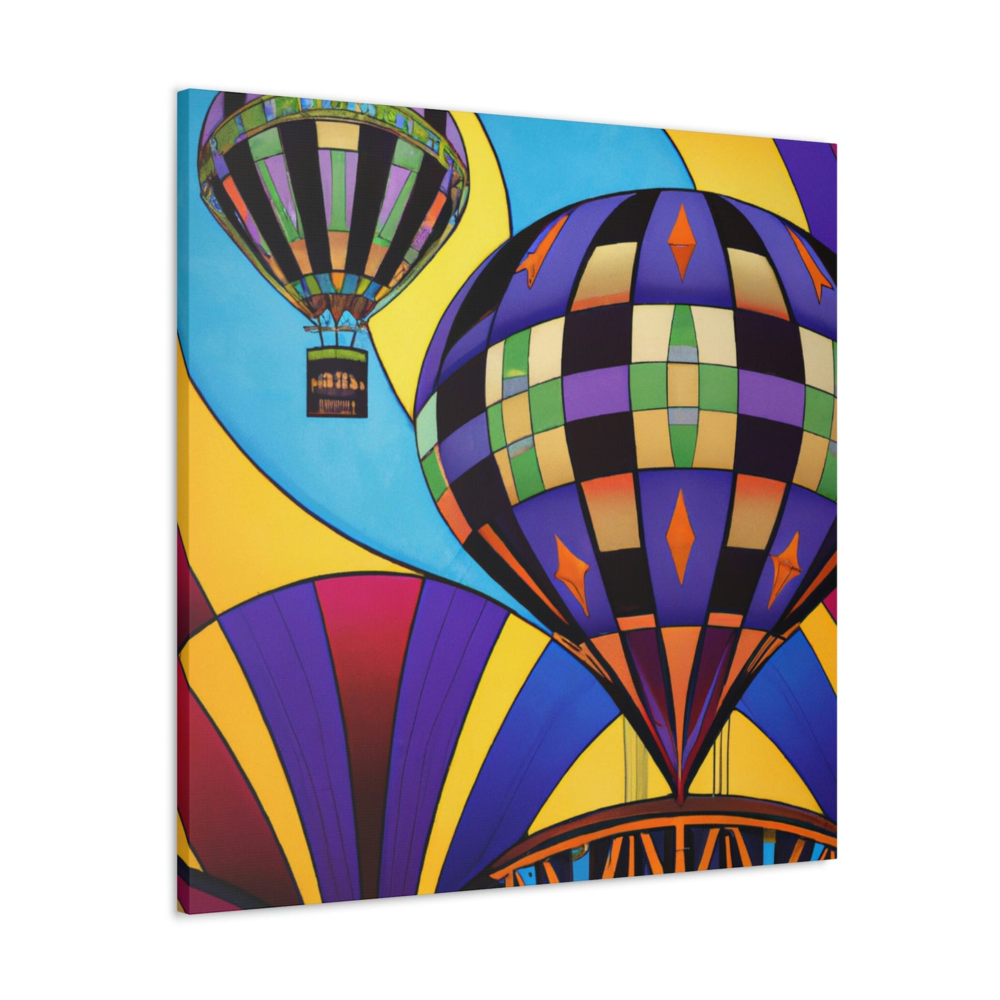 "Hot Air Adventures Await" - Canvas