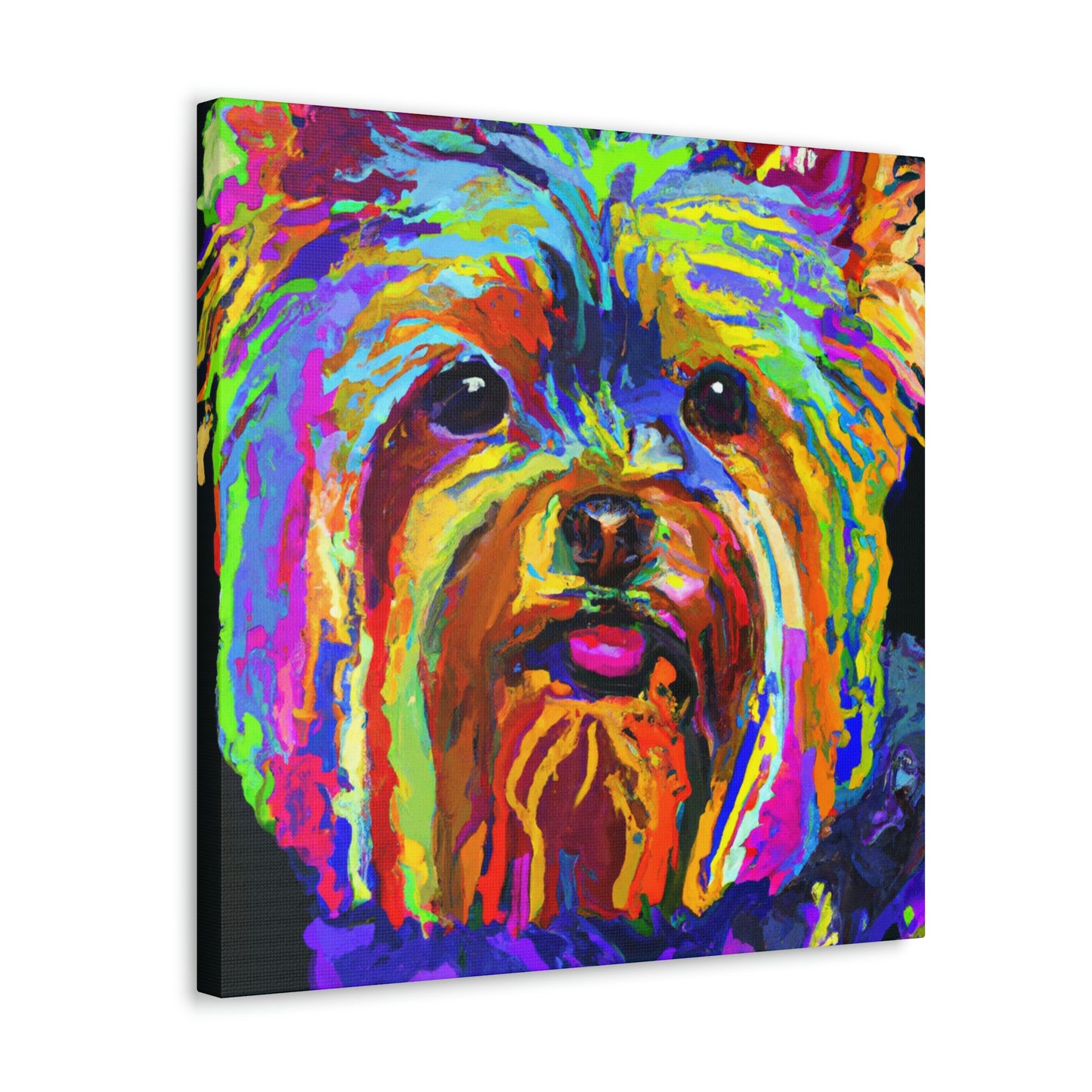 "Yorkshire Terrier Fauvism" - Canvas